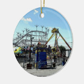 Amusement Park Roller Onderzetter Old Orchard Beac Keramisch Ornament (Links)