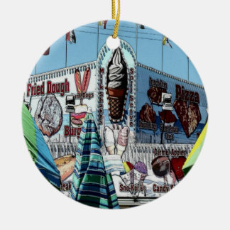 Amusement Park Snack Stand Old Orchard Beach Maine Keramisch Ornament