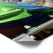 Amusement Park Snack Stand Old Orchard Beach Maine Poster (Hoek)