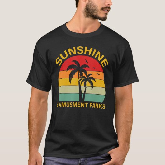 Amusement Park  Sunshine and Amusement Parks T-shirt (Voorkant)