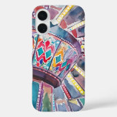 Amusement Park Swings Abstract Iphone Case (Achterkant)