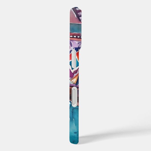 Amusement Park Swings Abstract Iphone Case (Achterkant / Rechts)