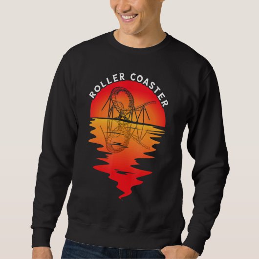 Amusement Park Thrillzoeker  Sunset Theme P Trui (Voorkant)