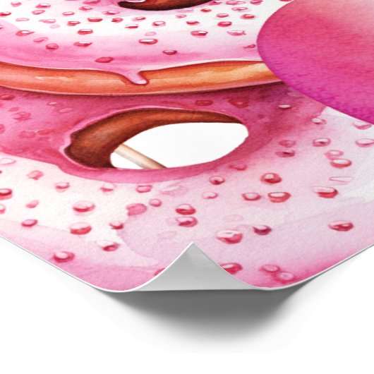 Amusement Park Verjaardag Welkomstbord Poster (Hoek)