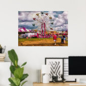 Amusement - Reuzenrad Pret Poster (Thuiskantoor)