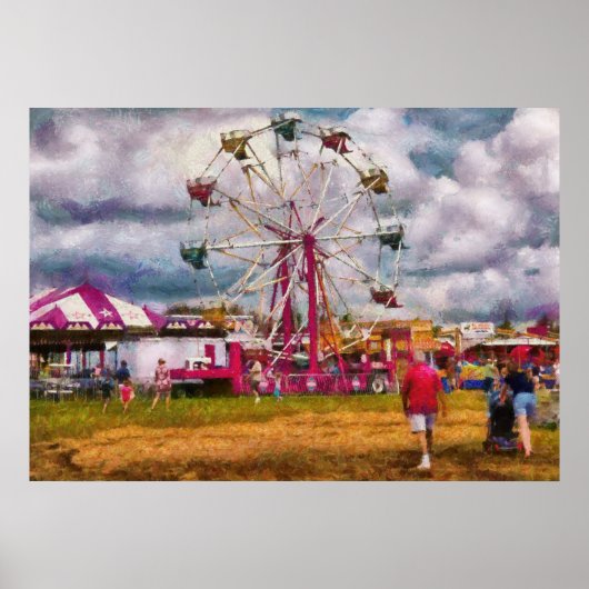 Amusement - Reuzenrad Pret Poster (Voorkant)
