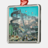 Amusement Rides at the Pike, Long Beach Metalen Ornament (Links)