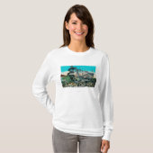 Amusement Rides at the Pike, Long Beach T-shirt (Voorkant volledig)