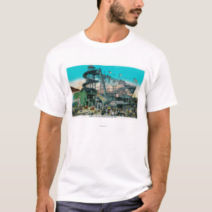 Amusement Rides at the Pike, Long Beach T-shirt