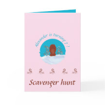 Amusement zoektocht eekhoorn graven op pastel roze