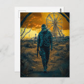 Amusementpark Briefkaart (Voorkant / Achterkant)