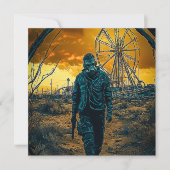 Amusementpark Feestdagenkaart (Voorkant)