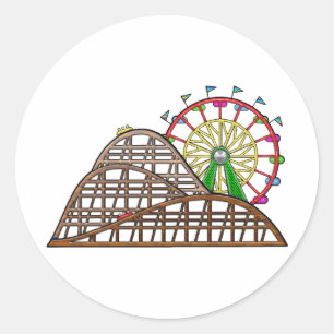 Amusementpark Ronde Sticker