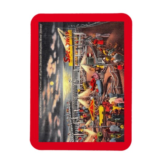 Amusements, Seaside Heights, New Jersey  Magneet (Verticaal)