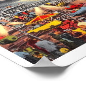 Amusements, Seaside Heights, New Jersey  Poster (Hoek)