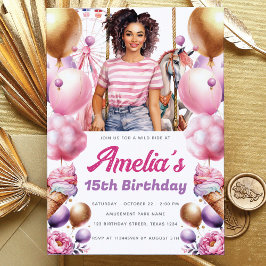 Amusementspark Afro-Amerikaanse verjaardag Kaart