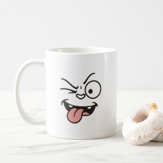 Amusing and funny coffee mugs koffiemok (Met donut)