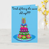 Amusing Birthday Card Kaart (Gele Bloem)