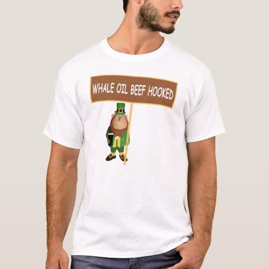 Amusing Irish leprechaun T-shirt (Voorkant)