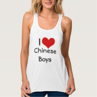 AMWF - I Heart Chinese Boys T-shirt - Vrouwen