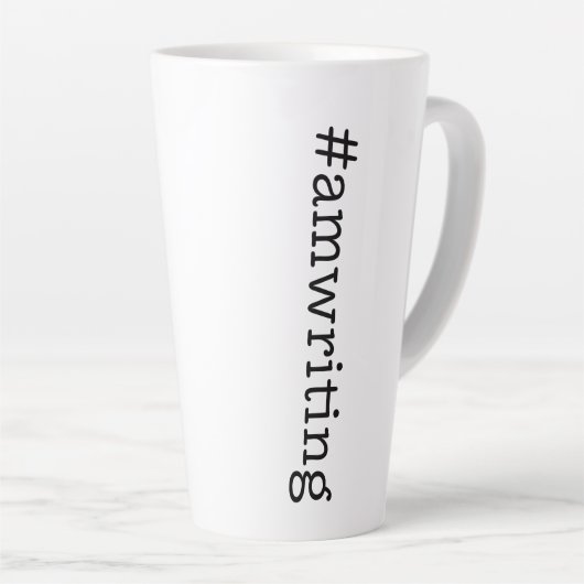 #amwriting latte mok (Rechterhoek)