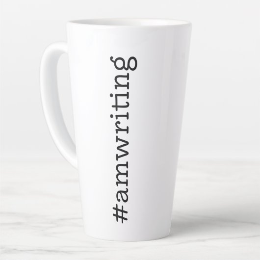 #amwriting latte mok (Linkerhoek)