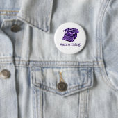 #amwriting ronde button 5,7 cm (In situ)