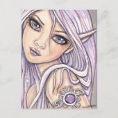 Amy Amethyst Fairy Briefkaart beroemd gemaakt door (Voorkant)