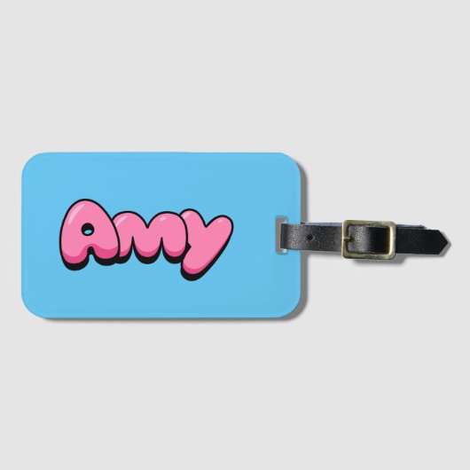 Amy Bagagelabel (Voorkant (horizontaal))