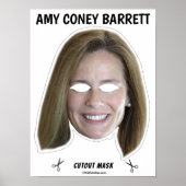 AMY CONEY BARRETT Halloween Masker Poster (Voorkant)