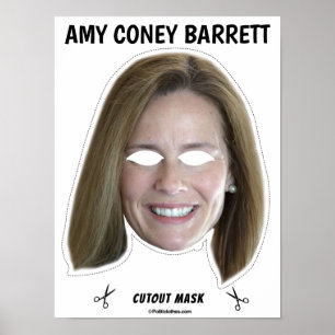 AMY CONEY BARRETT Halloween Masker Poster