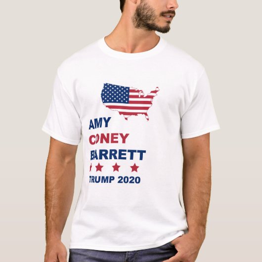 AMY CONEY BARRETT & TRUMP 2020 T-SHIRT (Voorkant)
