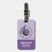 Amy Farrah Fowler Info Grafisch Bagagelabel (Voorkant verticaal)