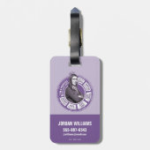 Amy Farrah Fowler Info Grafisch Bagagelabel (Achterkant verticaal)