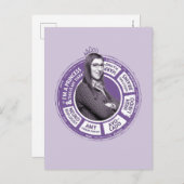 Amy Farrah Fowler Info Grafisch Briefkaart (Voorkant / Achterkant)