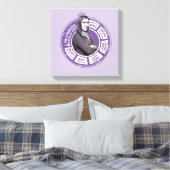 Amy Farrah Fowler Info Grafisch Canvas Afdruk (Insitu (Slaapkamer))