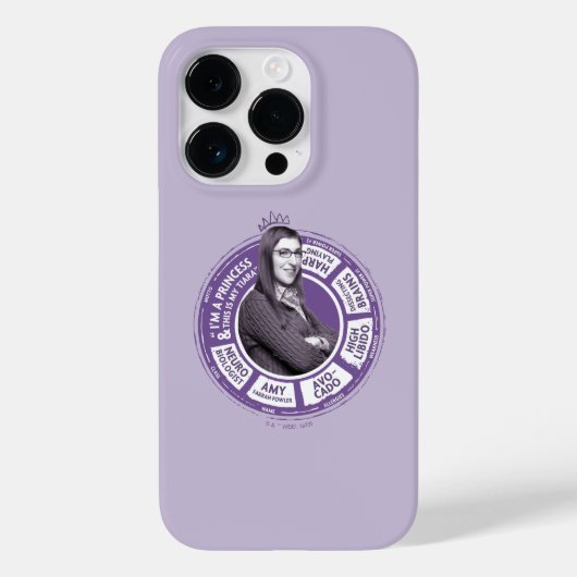 Amy Farrah Fowler Info Grafisch Case-Mate iPhone Case (Achterkant)