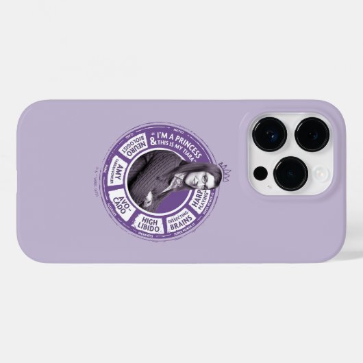 Amy Farrah Fowler Info Grafisch Case-Mate iPhone Case (Achterkant (horizontaal))