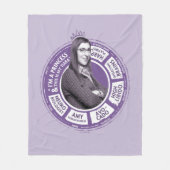Amy Farrah Fowler Info Grafisch Fleece Deken (Voorkant)