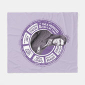 Amy Farrah Fowler Info Grafisch Fleece Deken (Voorkant (Horizontaal))