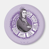 Amy Farrah Fowler Info Grafisch Magneet (Voorkant)