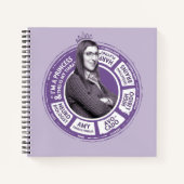 Amy Farrah Fowler Info Grafisch Notitieboek (Voorkant)