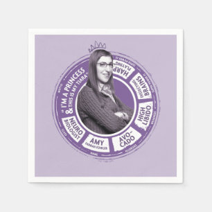 Amy Farrah Fowler Info Grafisch Servet