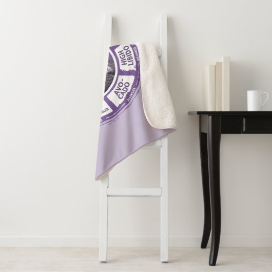 Amy Farrah Fowler Info Grafisch Sherpa Deken (In situ)