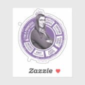 Amy Farrah Fowler Info Grafisch Sticker (Vel)