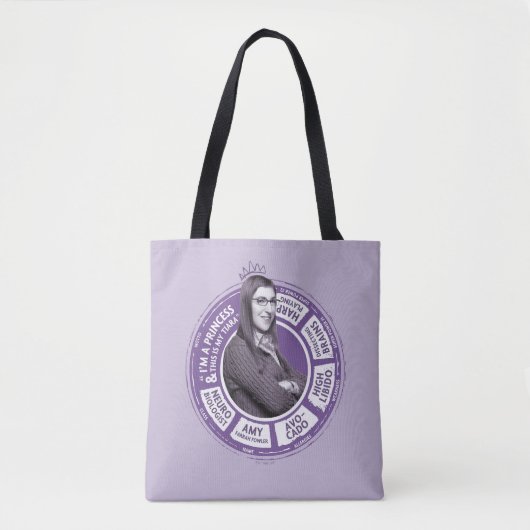 Amy Farrah Fowler Info Grafisch Tote Bag (Voorkant)