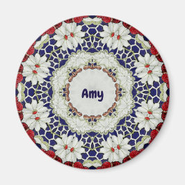 AMY ~ Gepersonaliseerde Paaspatroon Fractal ~ Magn Magneet