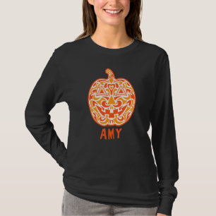 Amy Halloween Suiker Schedel Ontwerp T-shirt