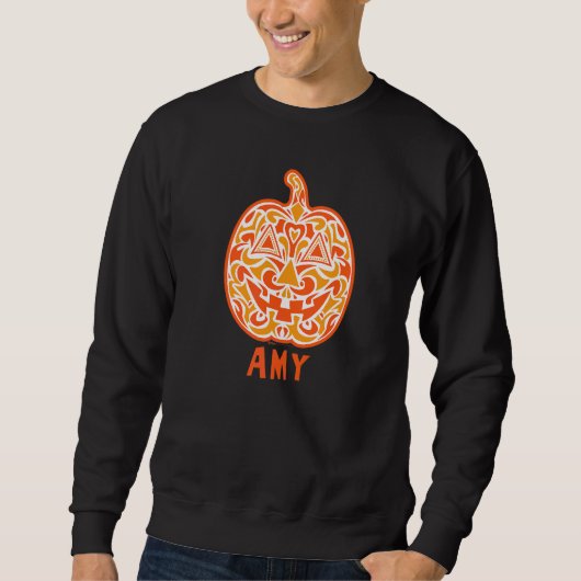 Amy Halloween Suiker Schedel Trui (Voorkant)