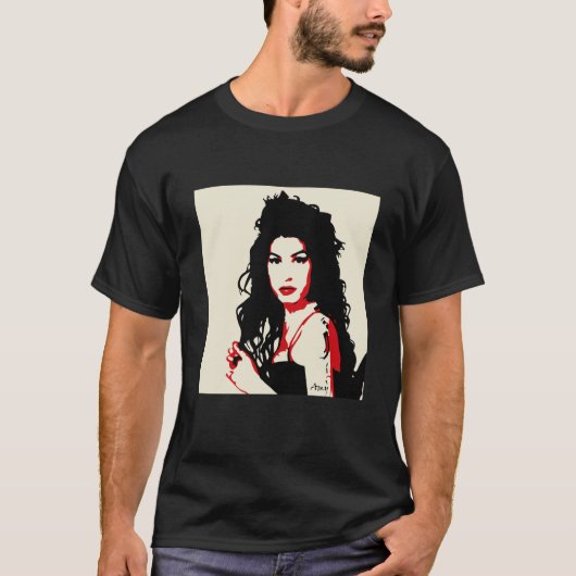 amy jazz blues fan art t-shirt (Voorkant)